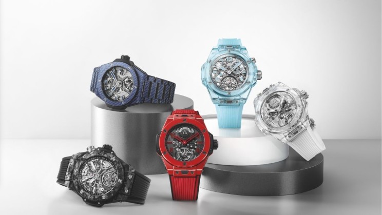 Hublot « Materials and High Complications », coffret de 5 montres. CHF 1'000’000. © Hublot